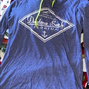 daytona beach light hooded sweatshirt